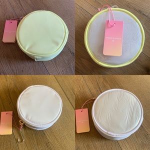 Yellow and white pouch Stoney clove lane